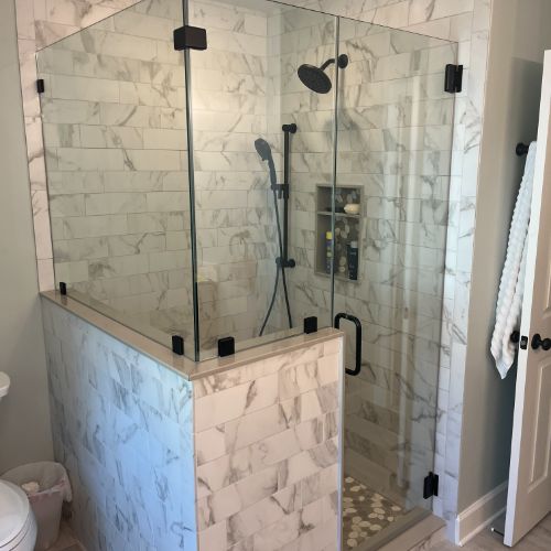 Frameless Door Panel and Return Clips  Image